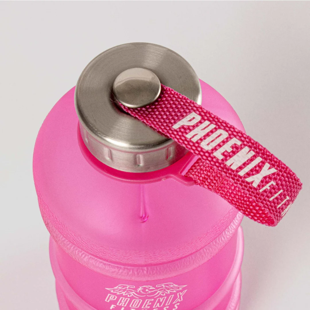 1 Litre Drink Bottle by Phoenix Fitness - Pink - Image 5