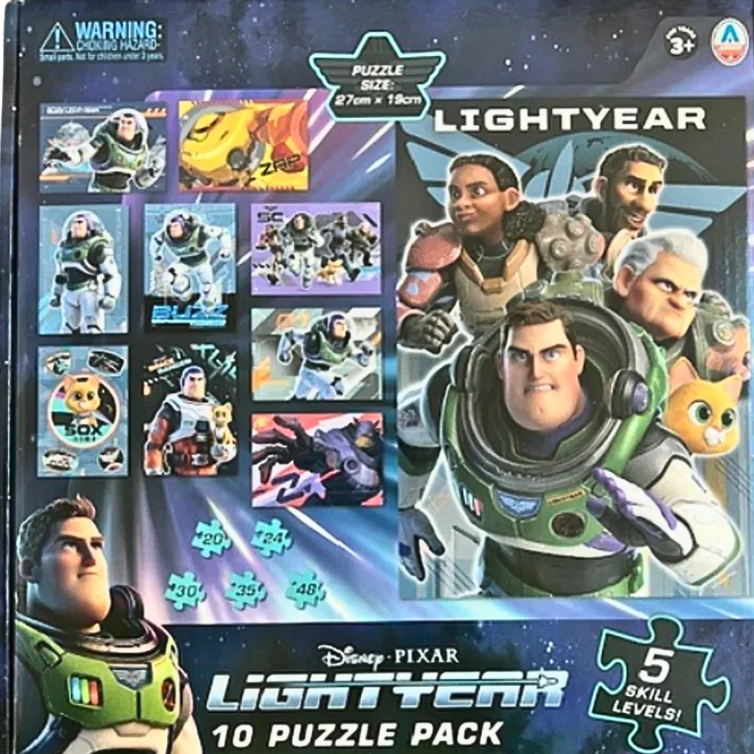 10 Lightyear Puzzle Pack
