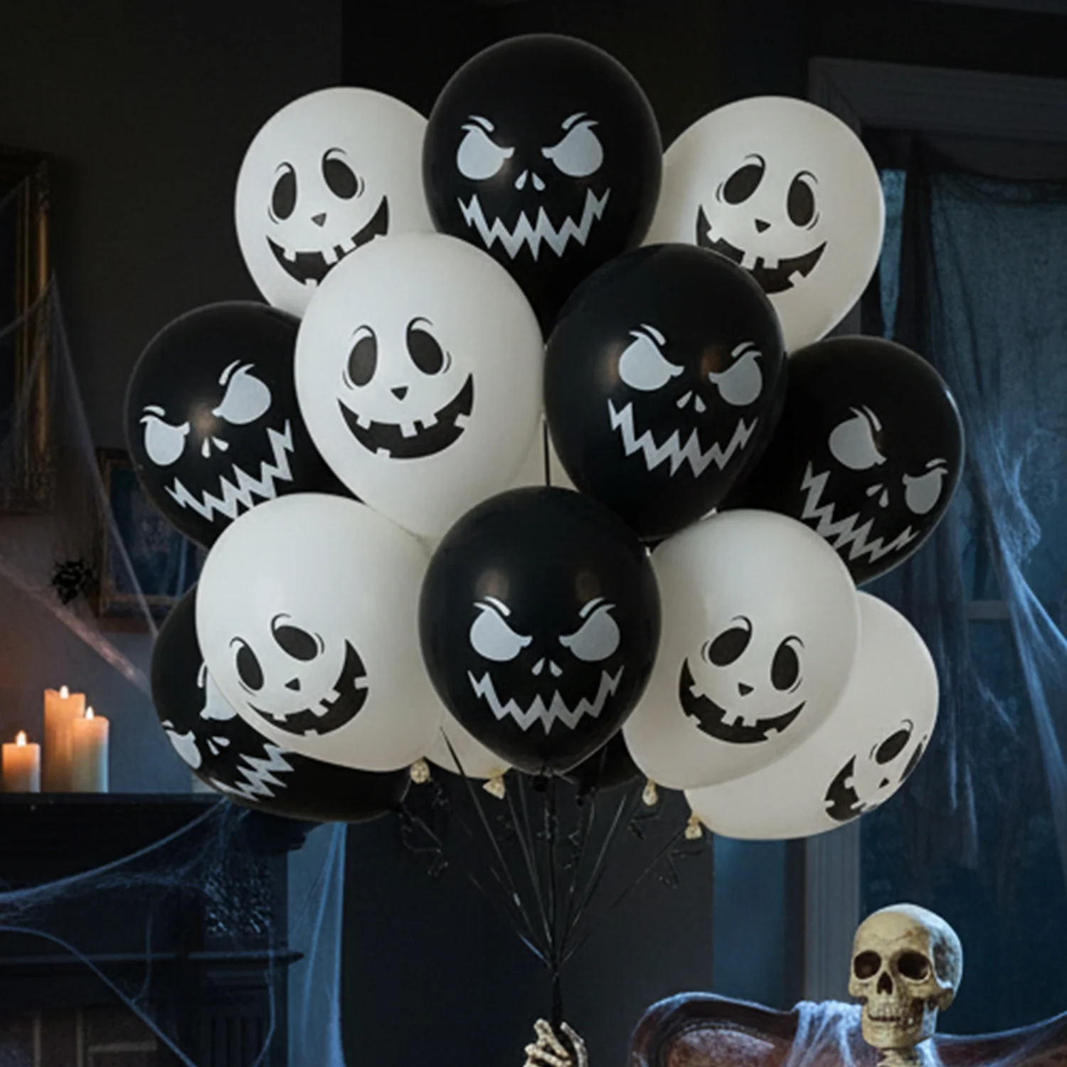 10-Pack Halloween Balloons – Assorted 10" - Image 2