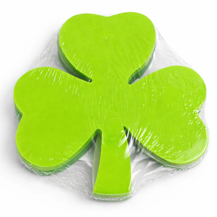 16 Piece EVA Foam St. Patricks’s Shamrock Shapes