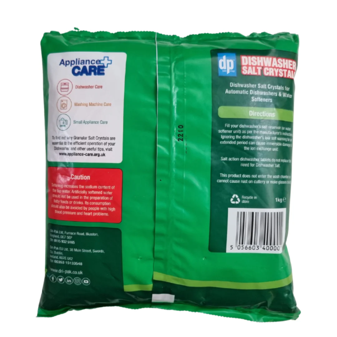 1kg Dishwasher Salt Crystals for Limescale Prevention - Image 3