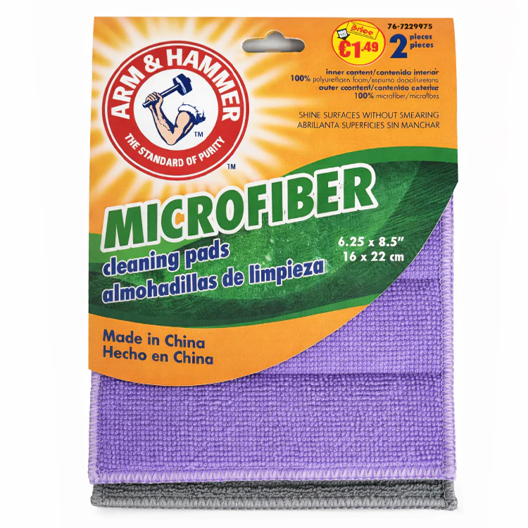 2 Piece Microfiber Cleaning Pads