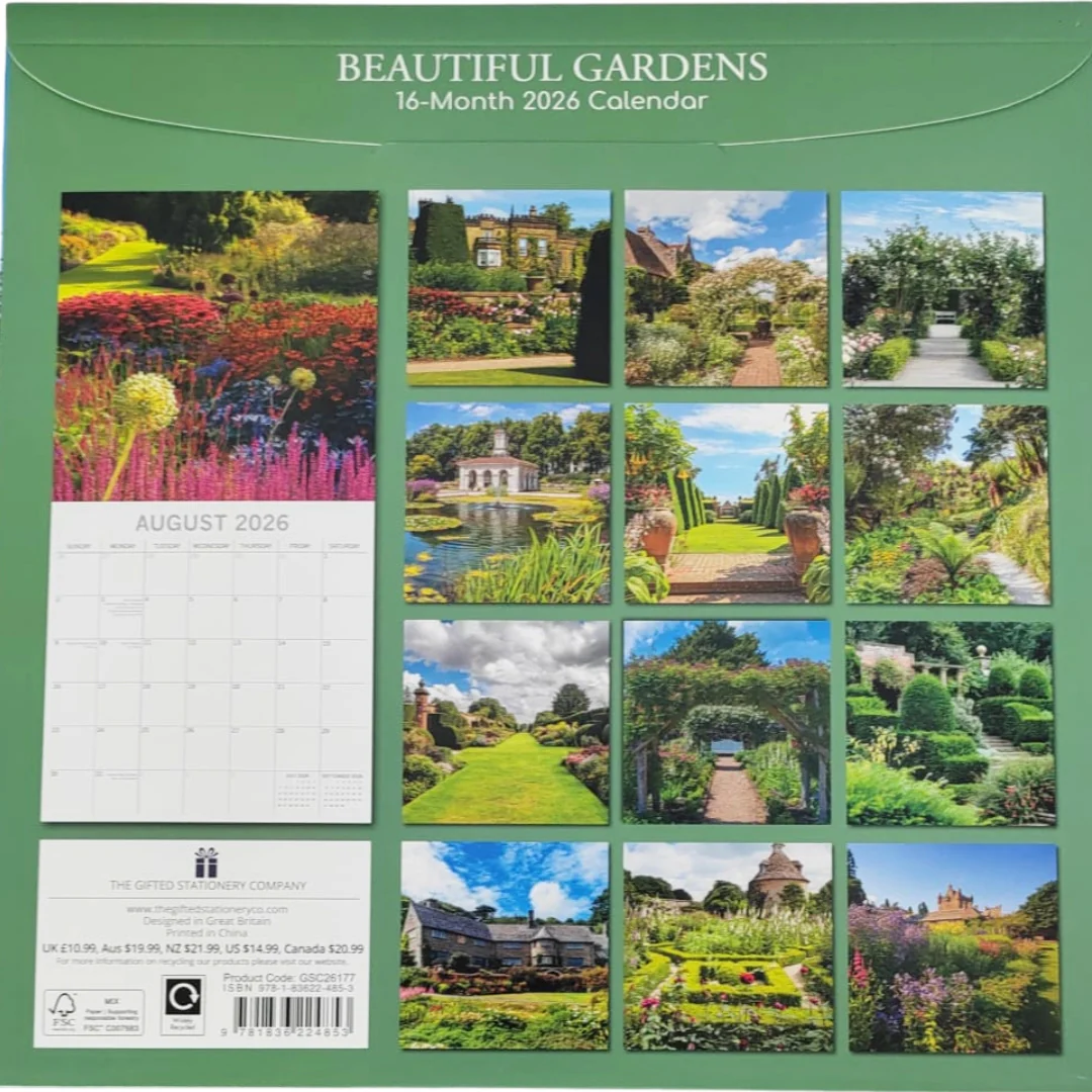 2026 Beautiful Gardens Calendar - Image 2