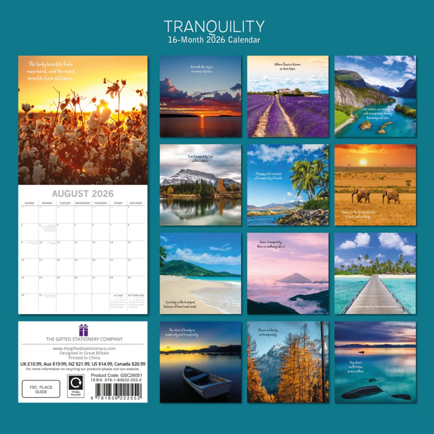 2026 Tranquility Calendar - Image 2