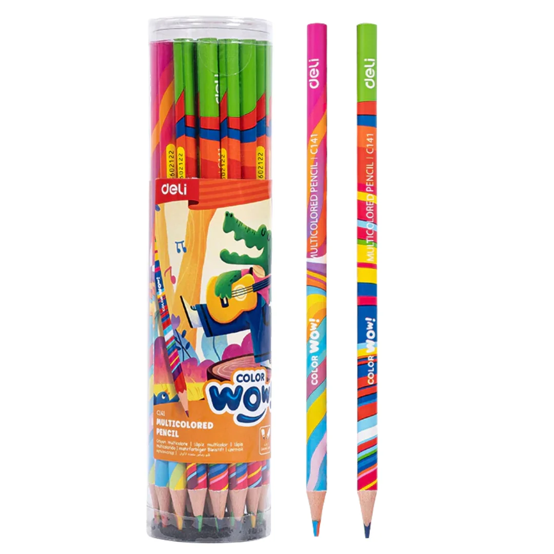 Deli 28pc Multicolored Pencils