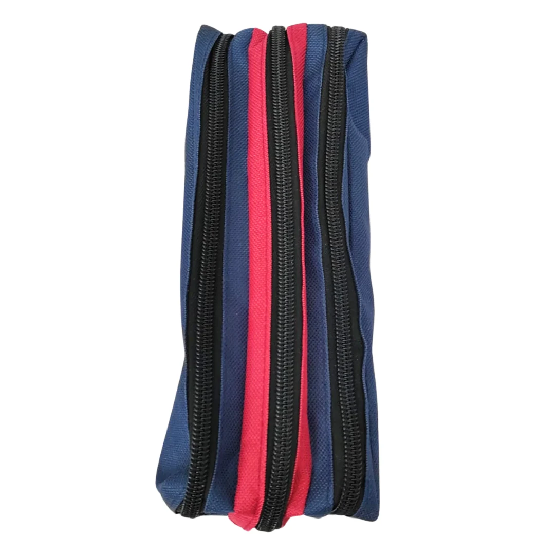 3-Zip Multi-Colour Pencil Case - Image 3