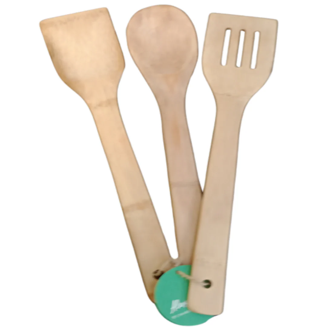 3PC Bamboo Kitchen Utensils