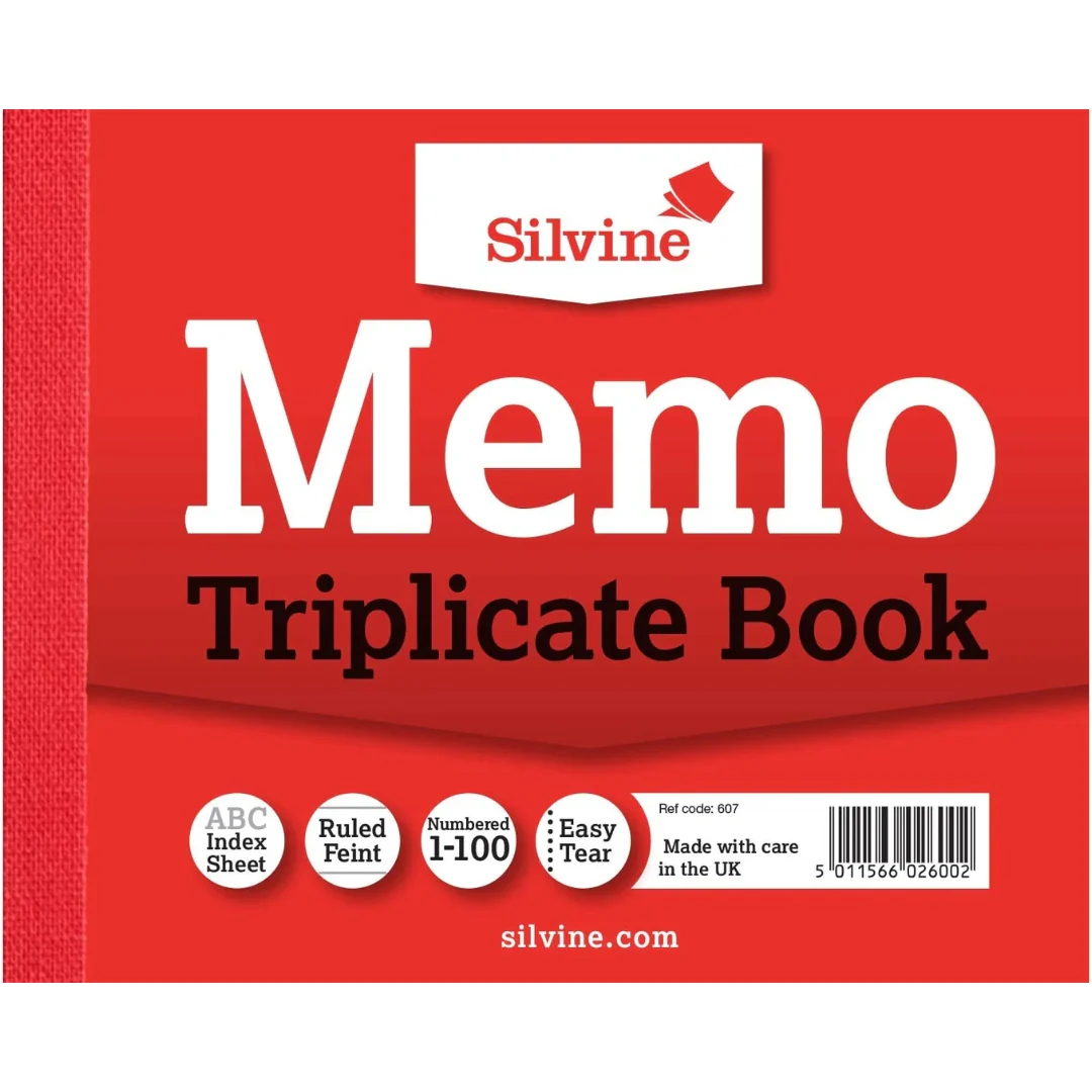 4"x5" Memo Triplicate Book