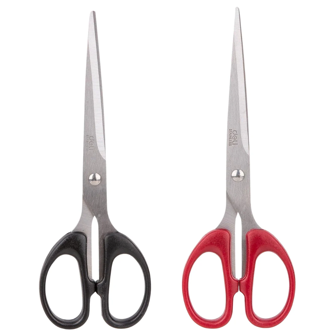 7" Scissors 180mm Assorted Black/Red