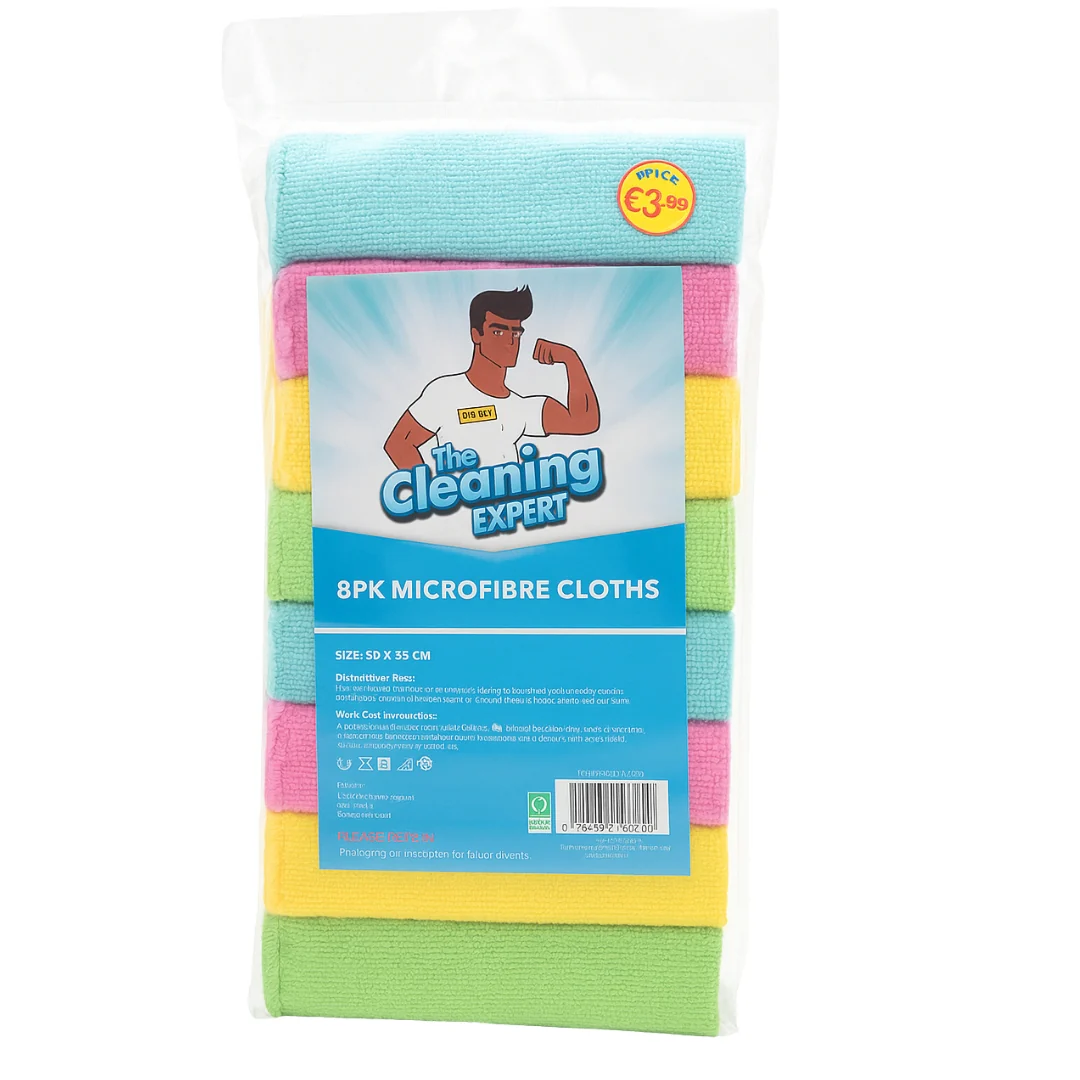 8-Pack Microfiber Cloths