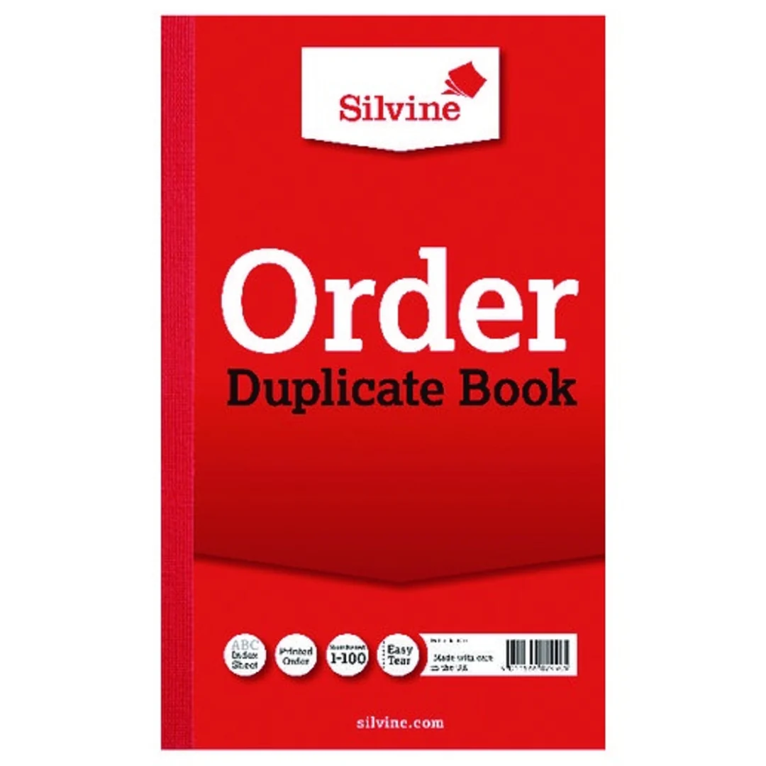 8"x5" Order Duplicate Book