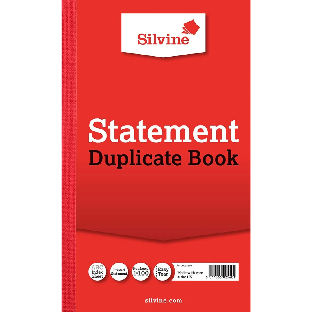 8"x5" Statement Duplicate Book