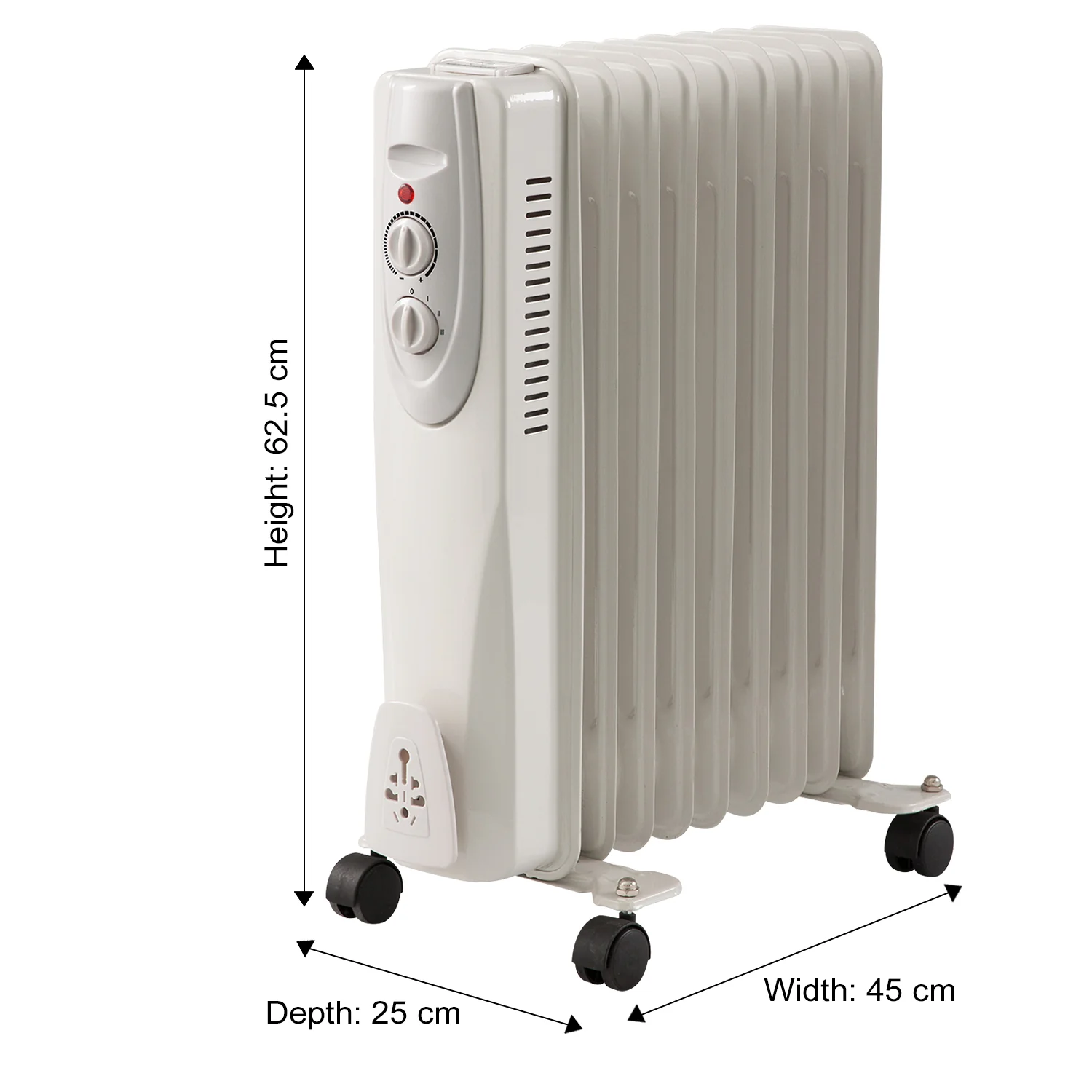 9-Fin Oil Filled Radiator - 2000 Watts - Image 5
