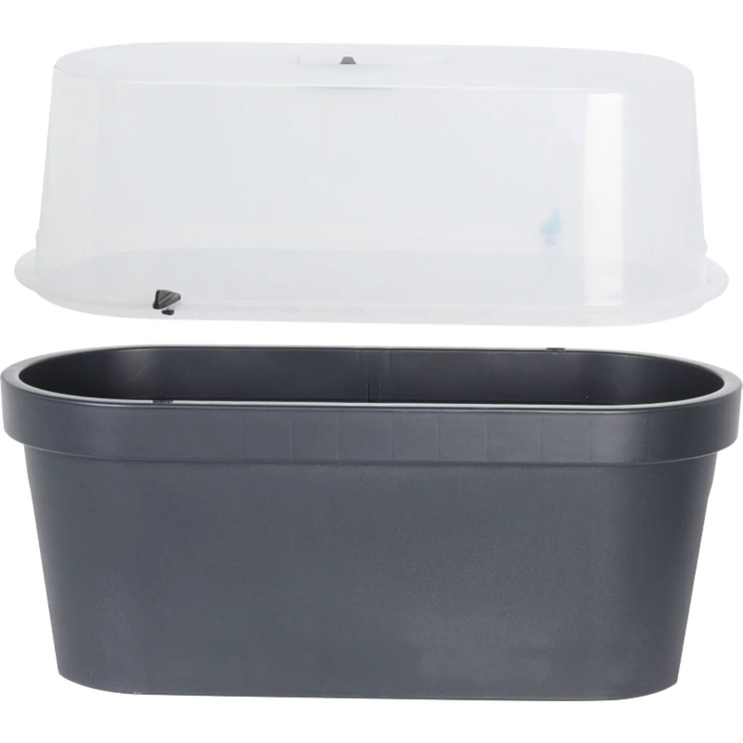 Anthracite Flower Bridge Planter