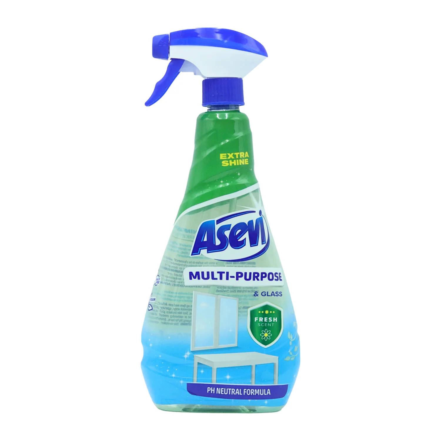 Asevi Multipurpose & Glass Cleaner – 750ml