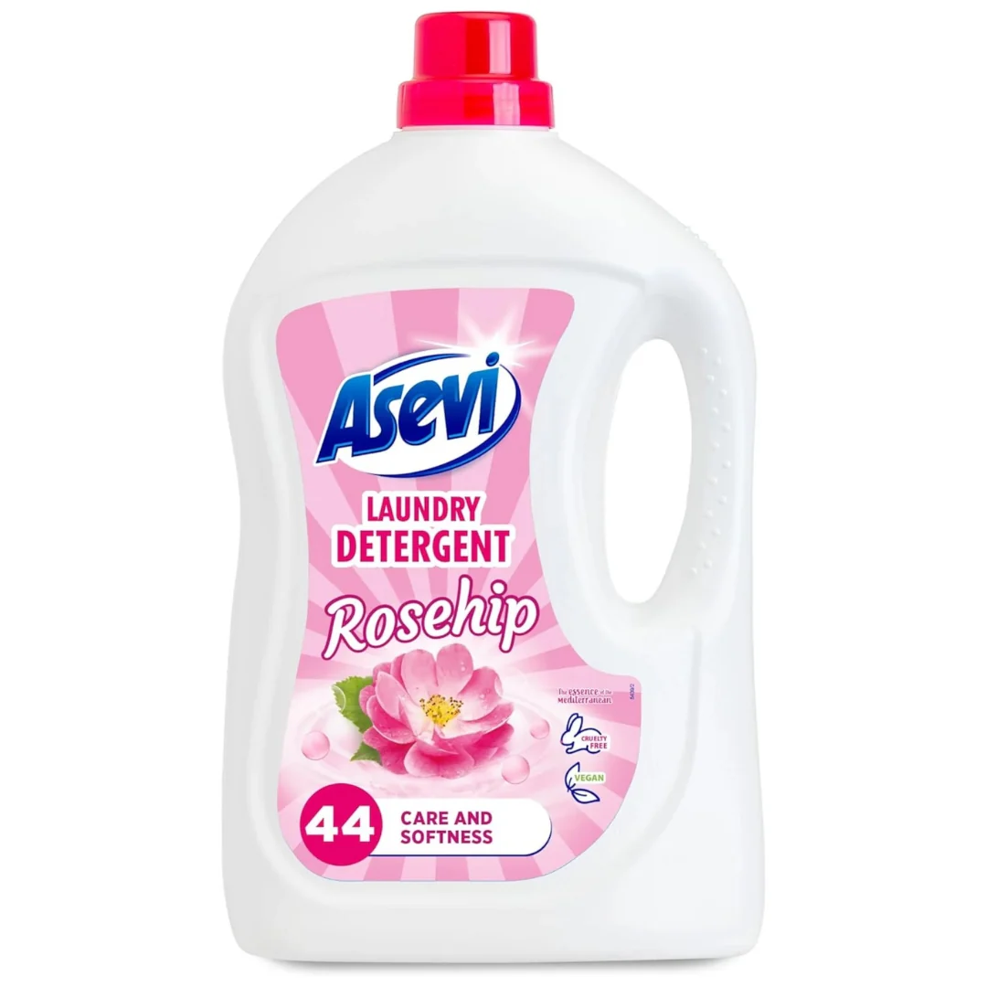 Asevi Rosehip Laundry Detergent 44 Washes – 2.376L