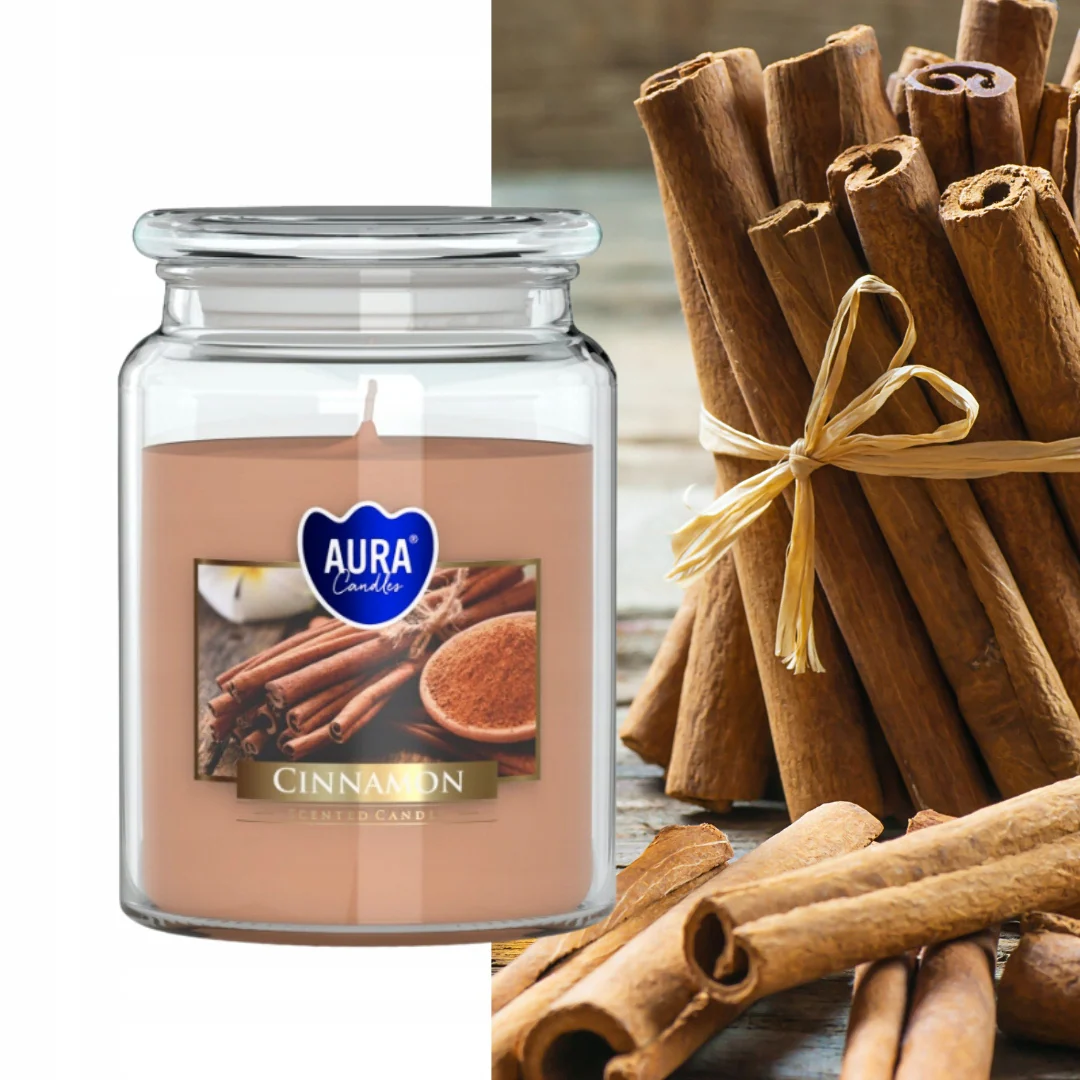 Aura Cinnamon Candle 500g - Image 2