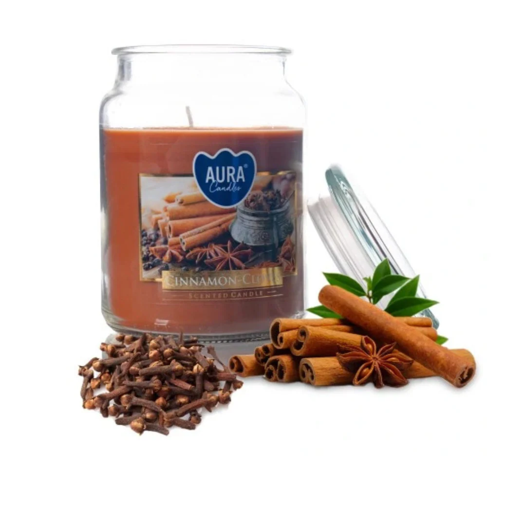 Aura Cinnamon Candle 500g - Image 3