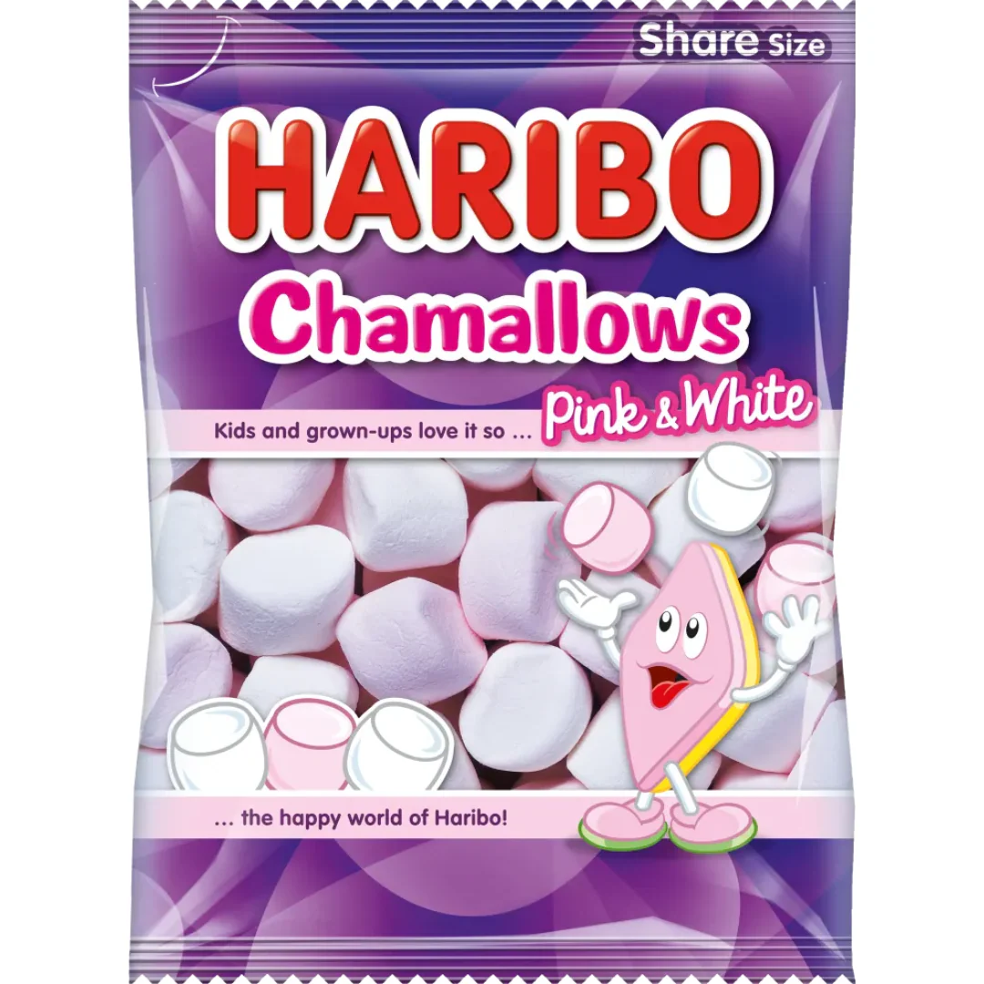 Chamallows Pink & White 140g by Haribo