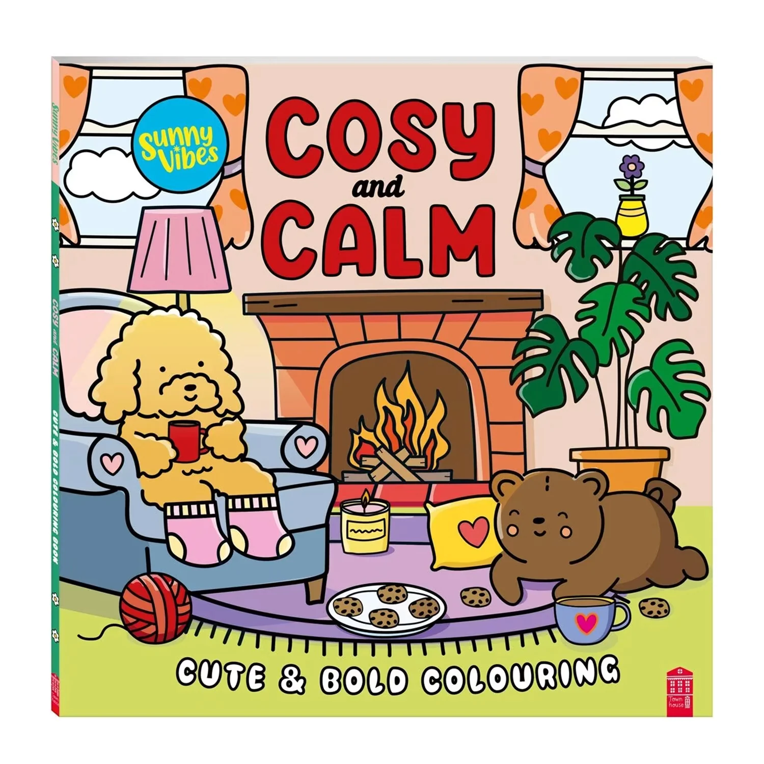 Sunny Vibes Cosy & Calm Colouring Book