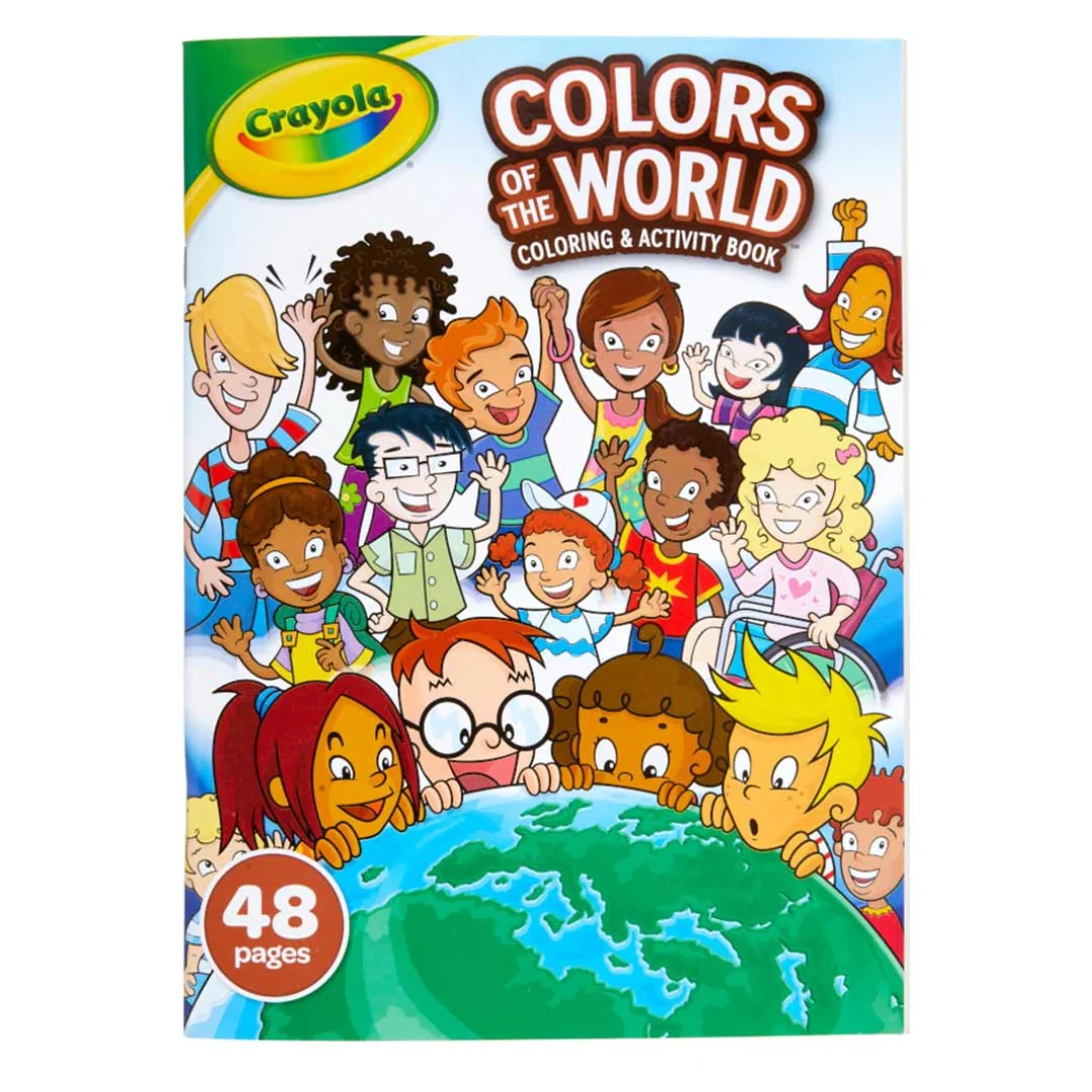 Crayola 48-Page Colours of the World Colouring Book