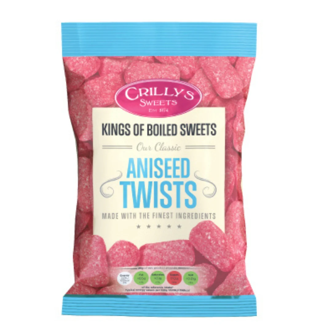 Crillys Aniseed Twists 150g
