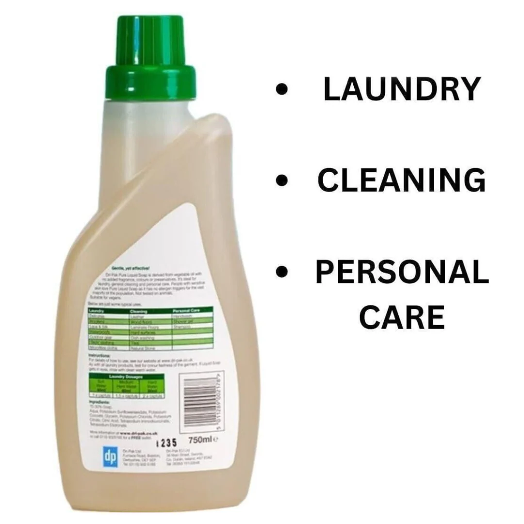 Dri-Pak Natural Liquid Soap  750ml - Image 2