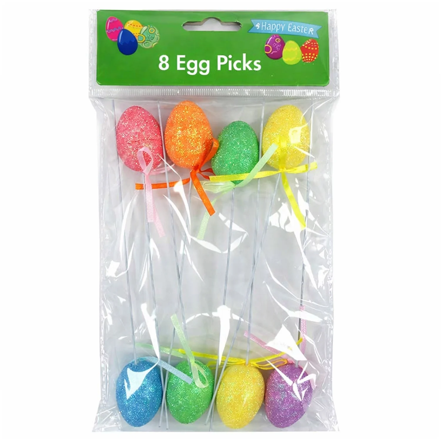 Easter 8 Egg Pick Decorations - Image 2