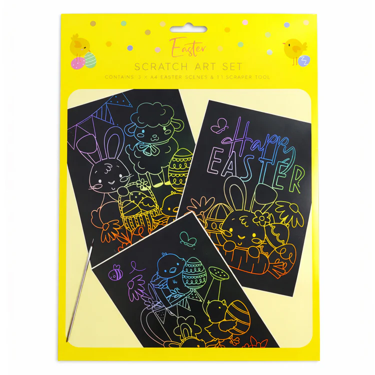 Easter Scratch Art