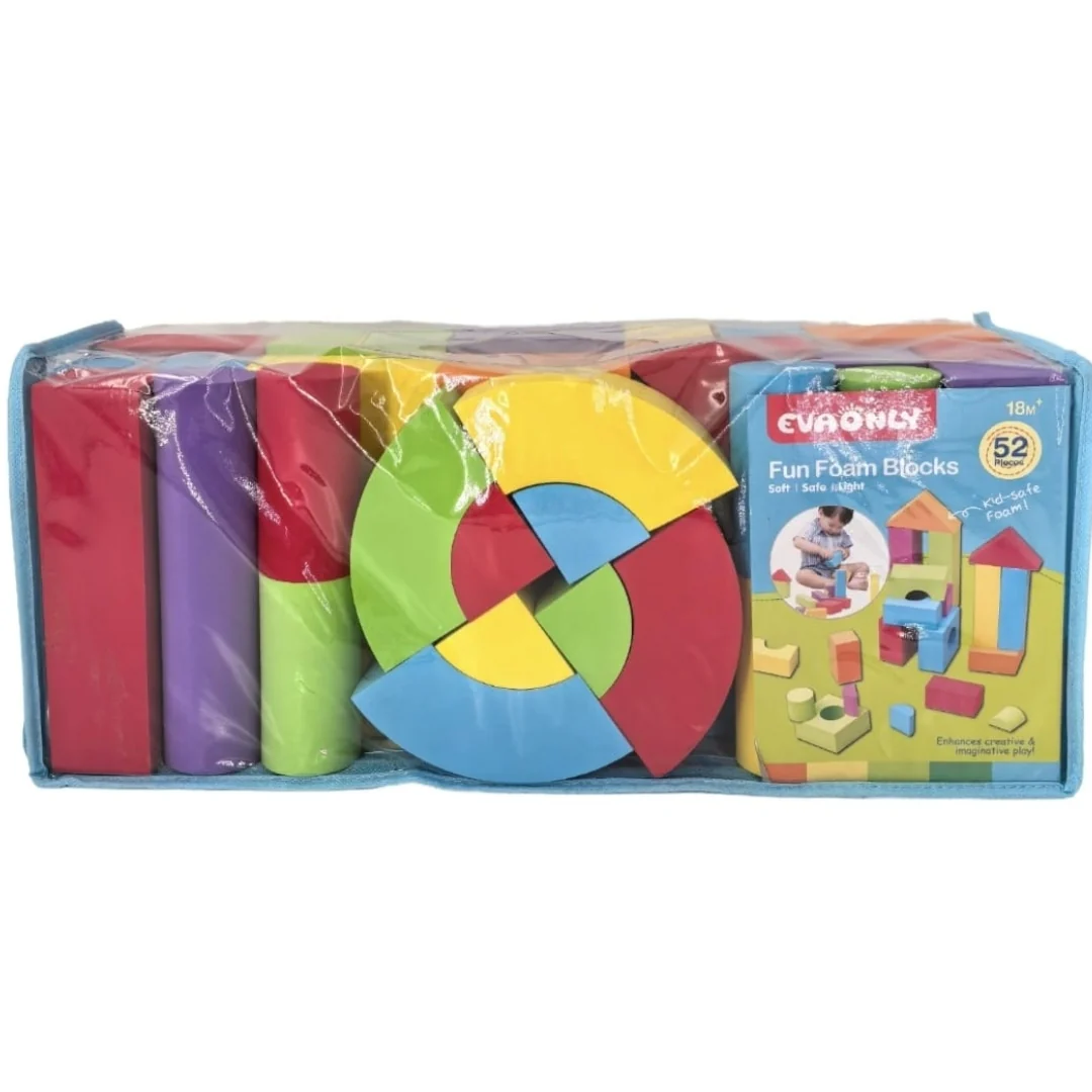 Fun Foam Blocks 52pcs