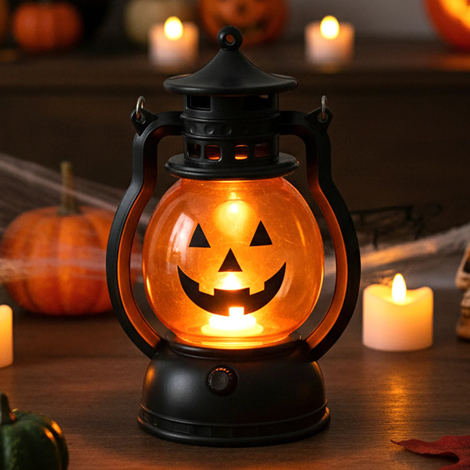 Halloween Light Up Pumpkin Lantern