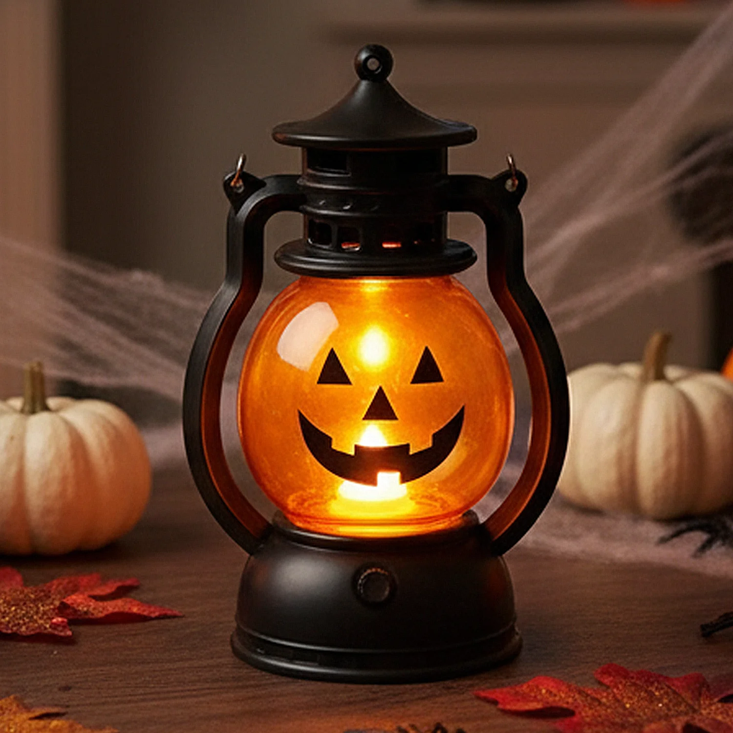 Halloween Light Up Pumpkin Lantern - Image 2