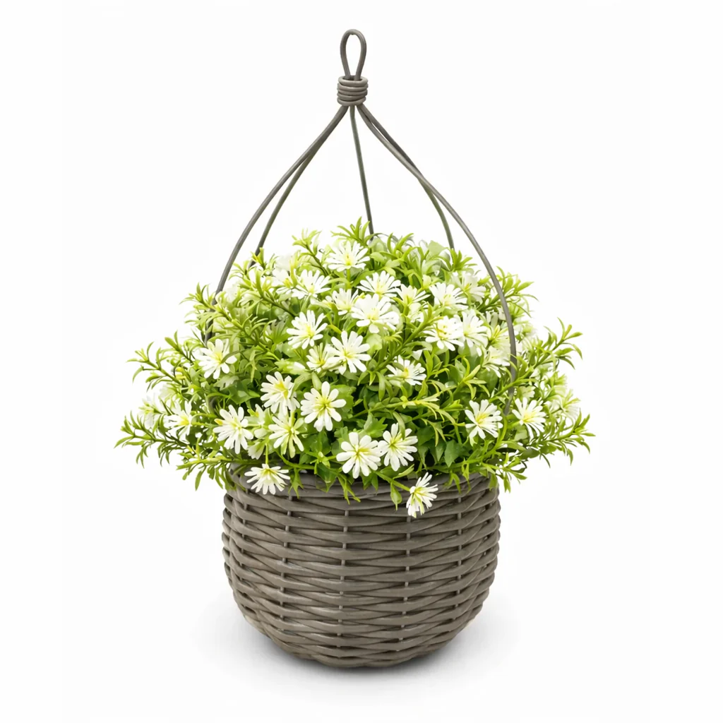 Hanging Basket Rosemary and Dandelion