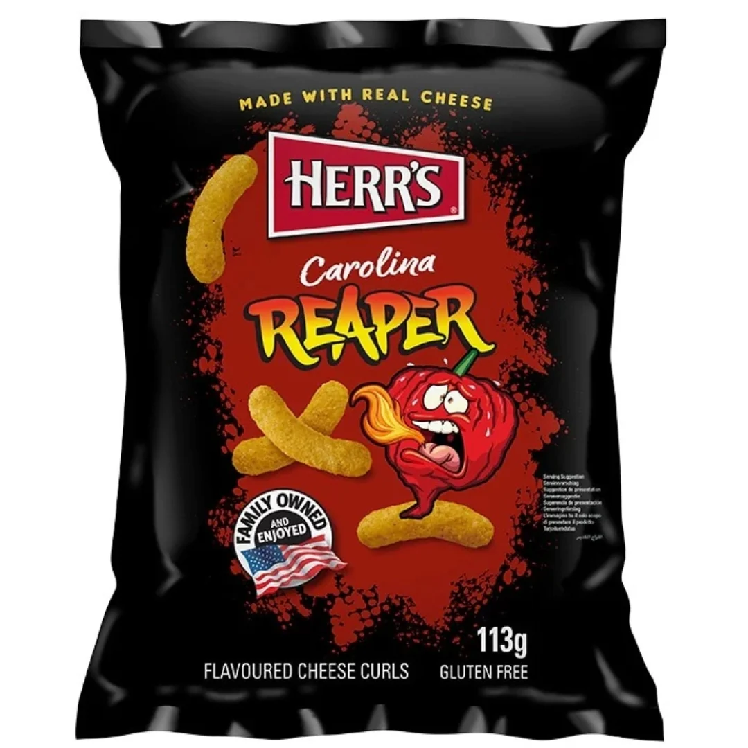 Herr’s Carolina Reaper Curls 113g