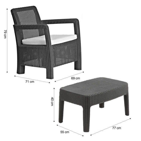 KETER TARRIFA BALCONY SET - Image 3