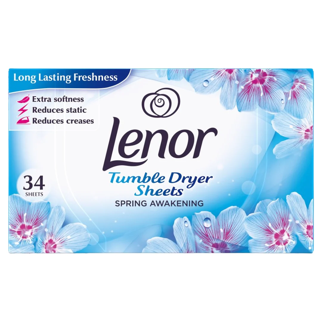 Lenor Spring Awakening Dryer Sheets – 34 Pack