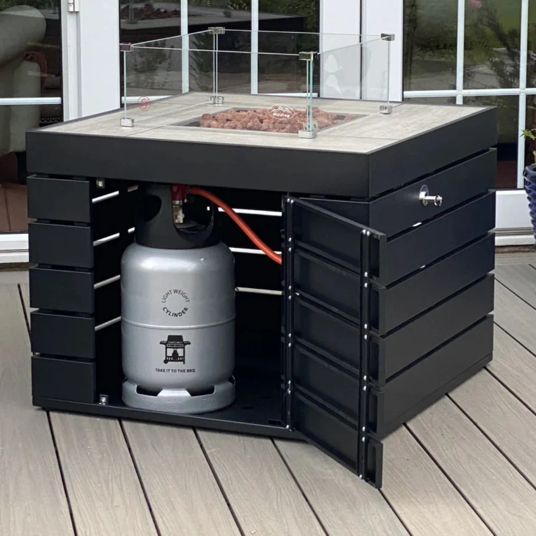 Muztag Oslo Gas Firepit Table with a Free Cover - Image 3