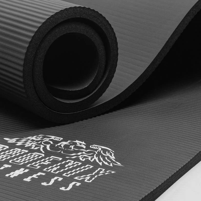 NBR Black Fitness Floor Mat by Phoenix Fitness - Image 2