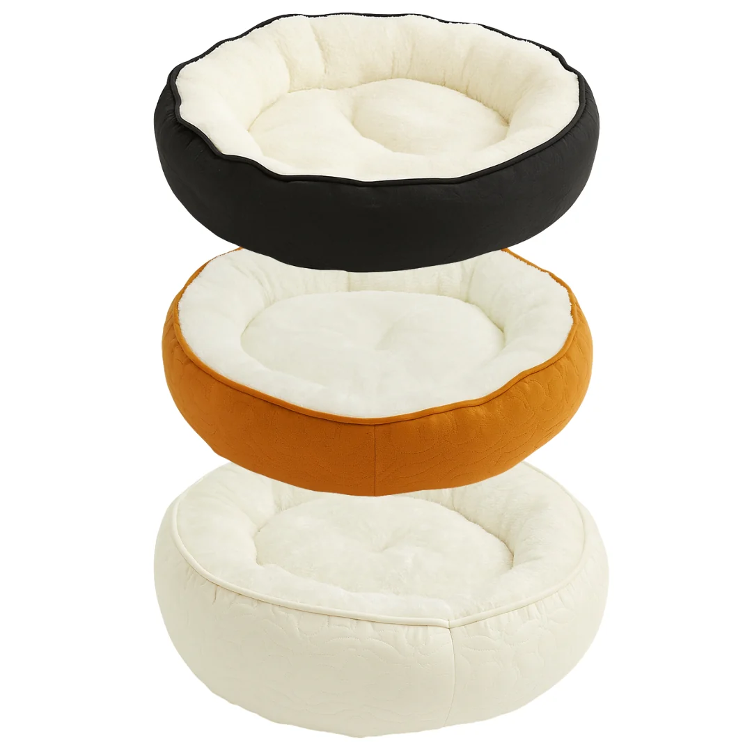 Pet Bed – 3 Assorted Colours (Grey, Yellow, Beige)
