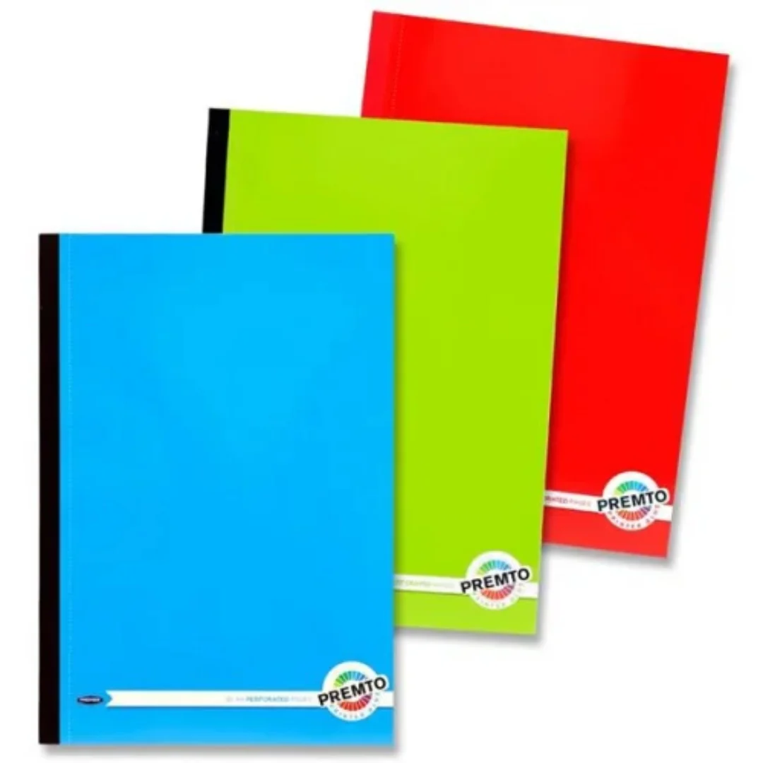 Premto A4 Perforated Soft Cover Notebook – 80 Pages Assorted