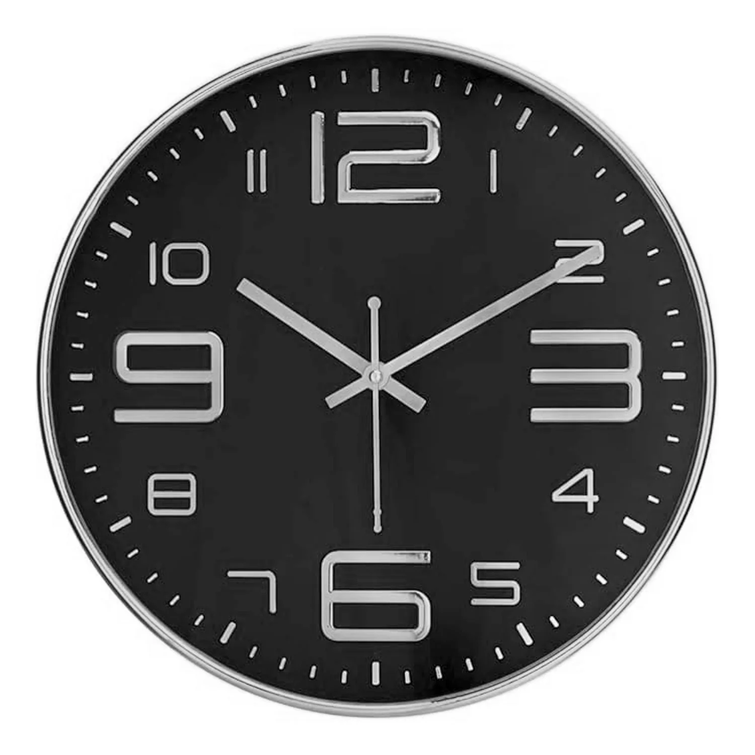 Rose Gold & Silver Wall Clock - Image 2
