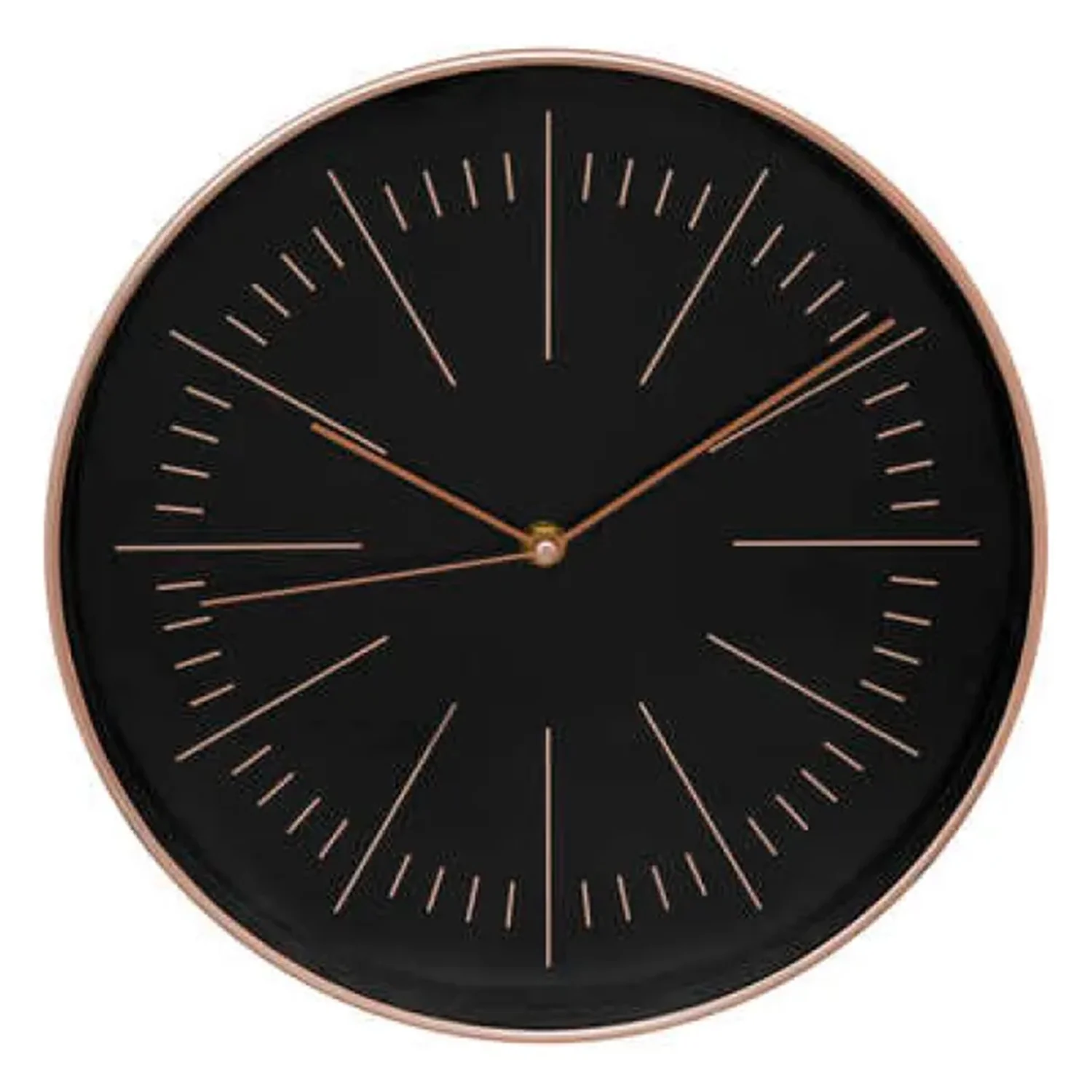 Rose Gold & Silver Wall Clock - Image 3
