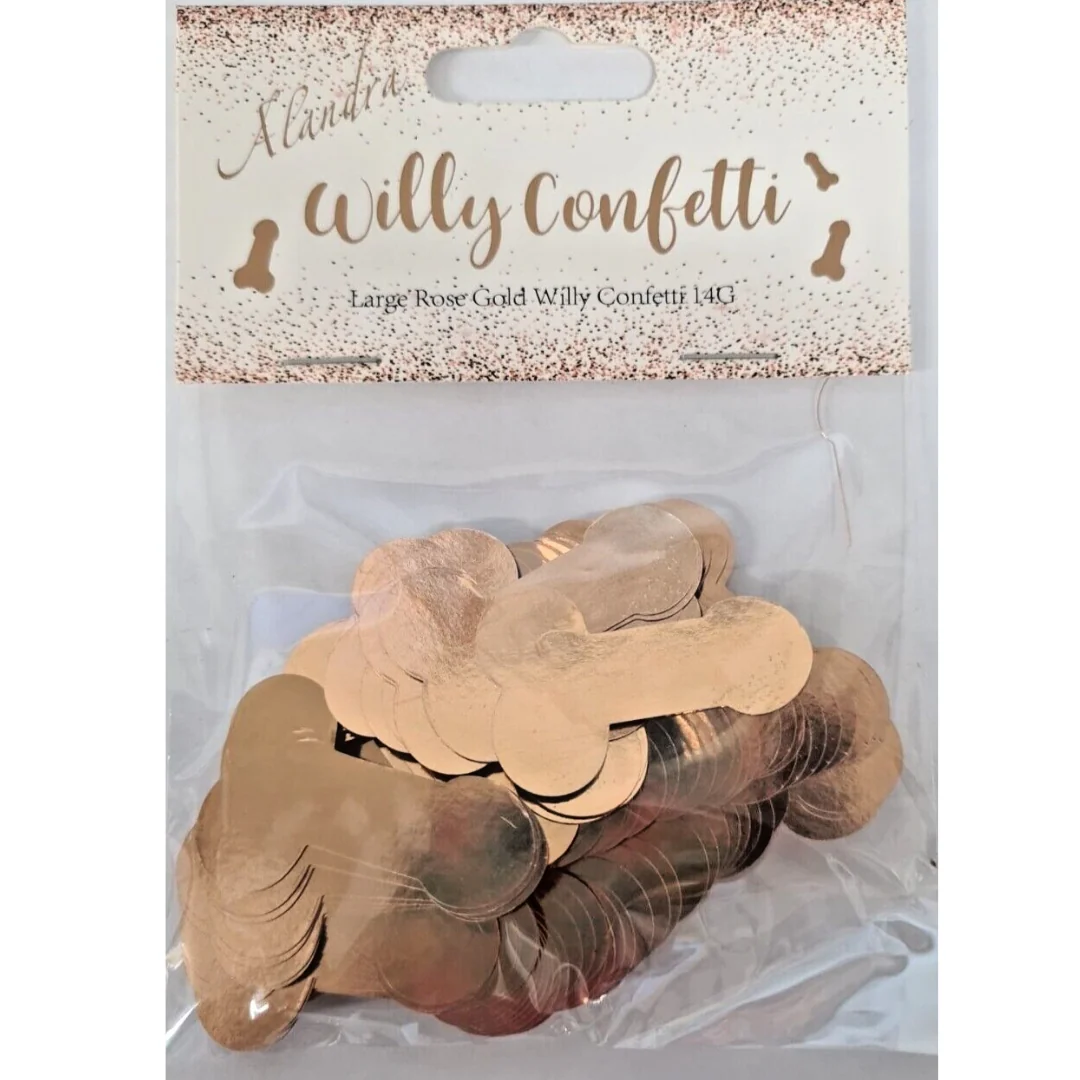 Rose Gold Willy Confetti – Party-Perfect Fun