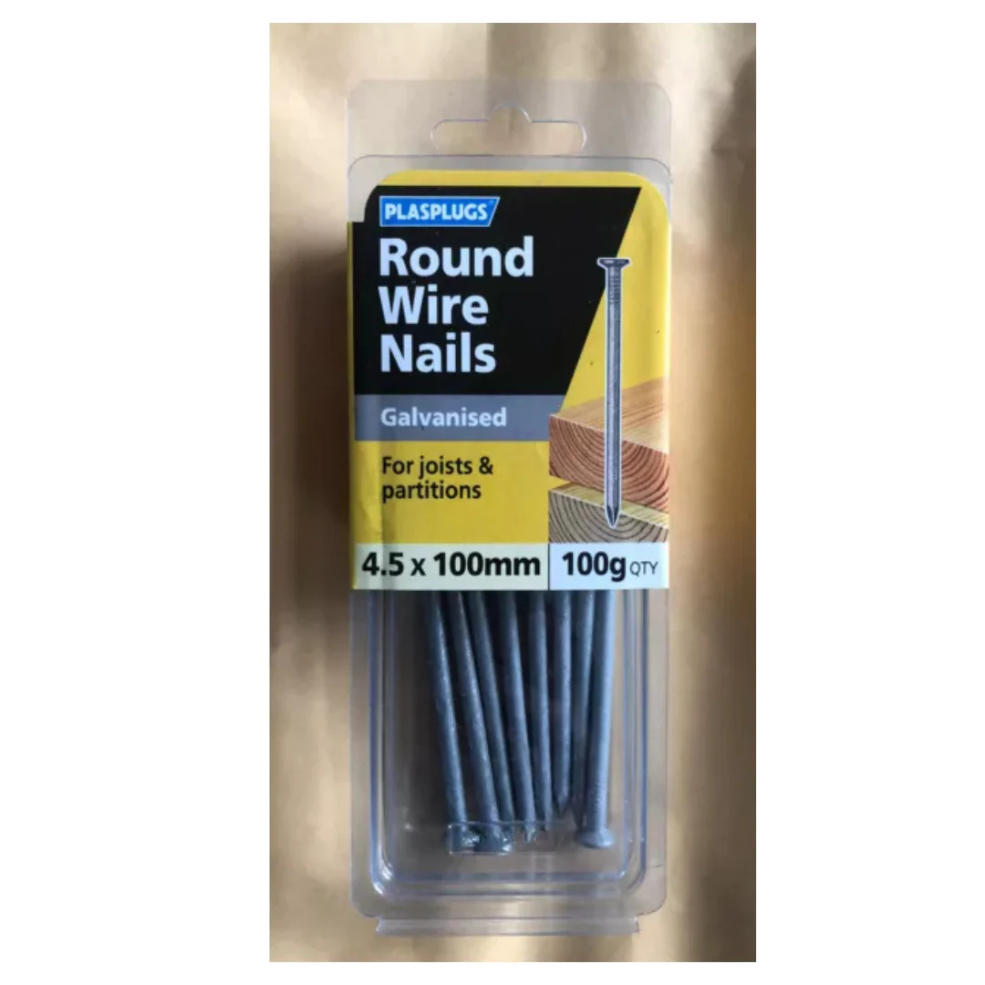 Round Wire Galvanised Nails - Image 2