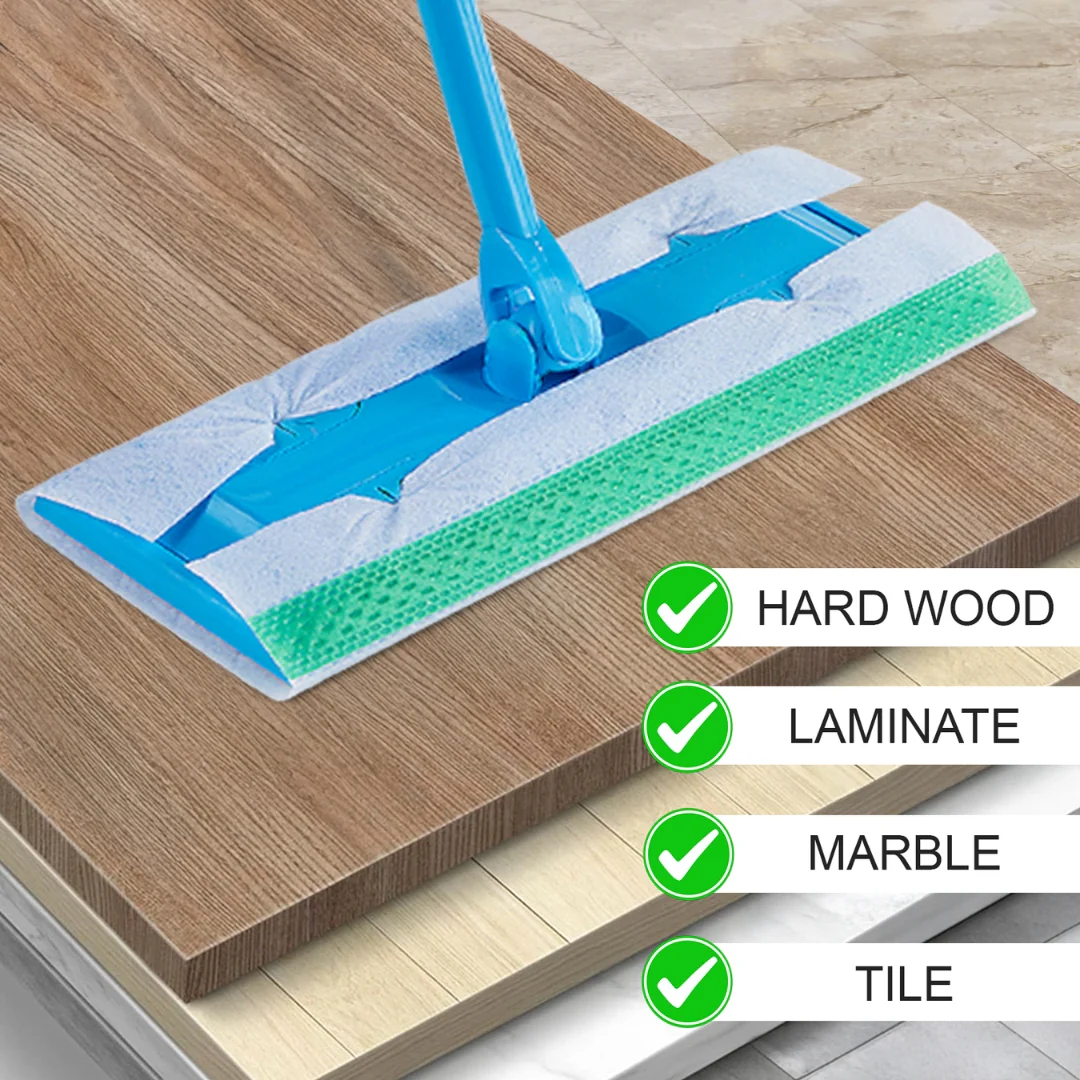 Slide Mop Starter Set with 12 Wet Cloths - Image 5