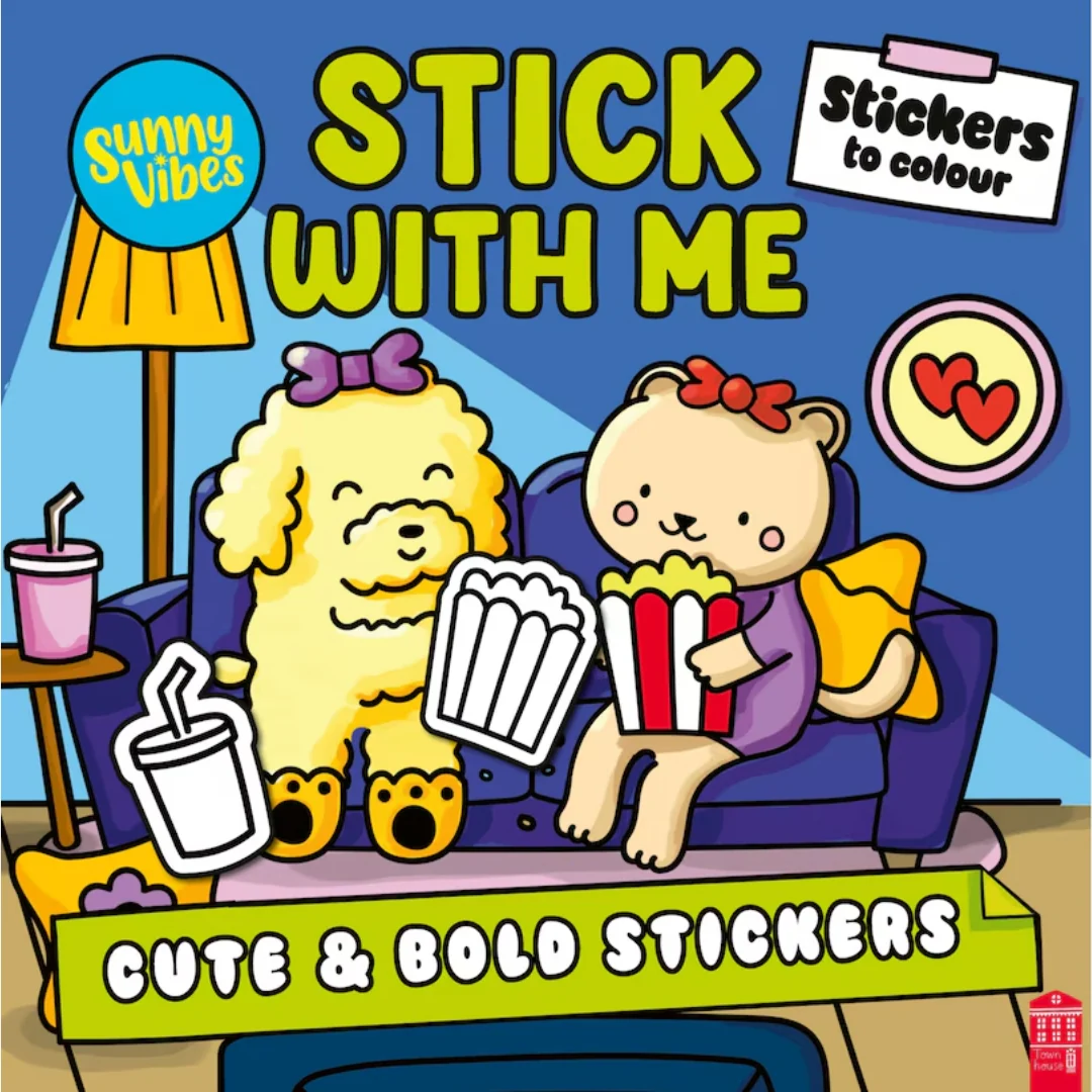 Sunny Vibes Stick With Me Colouring Book