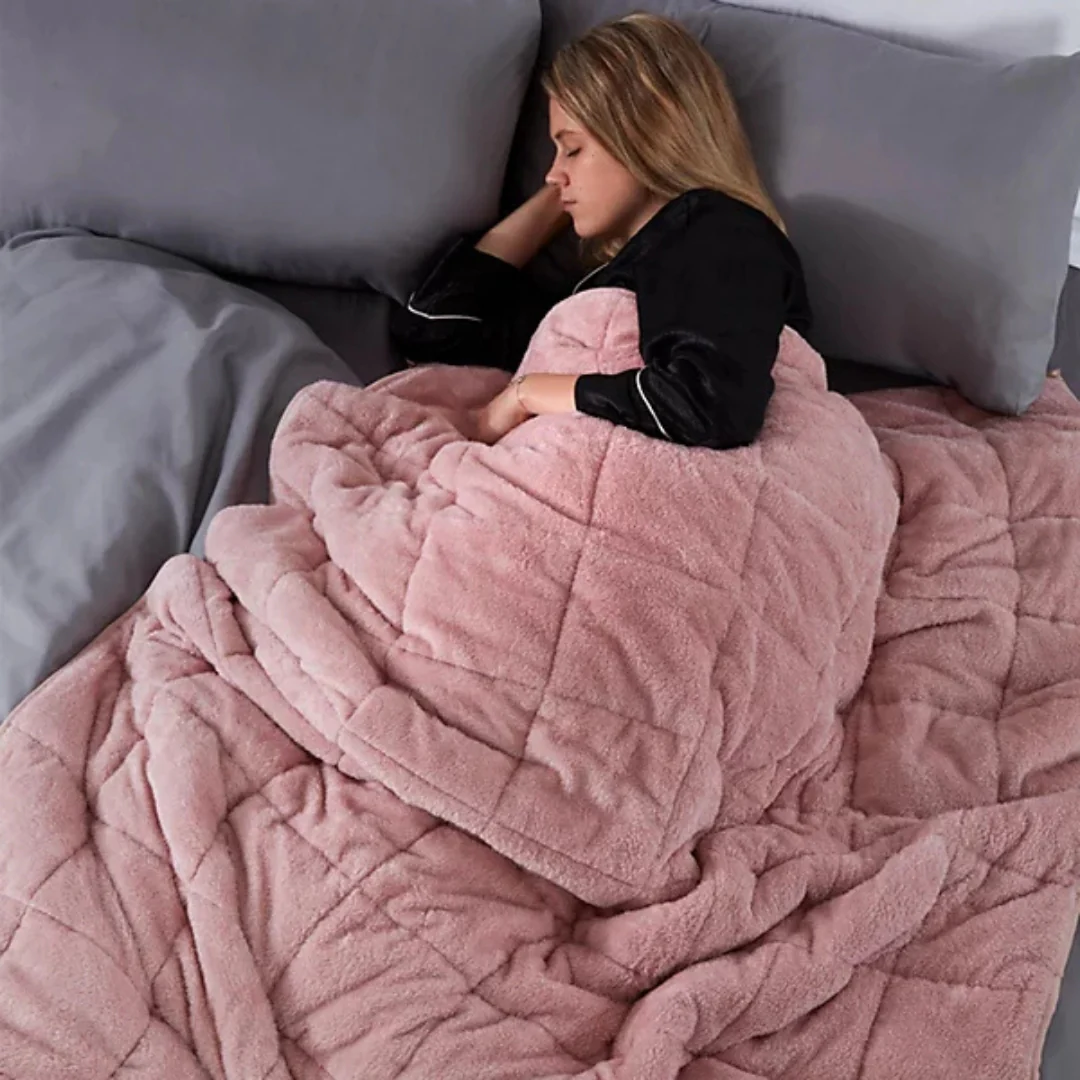 6kg Brentfords Weighted Blanket - Pink - Image 3