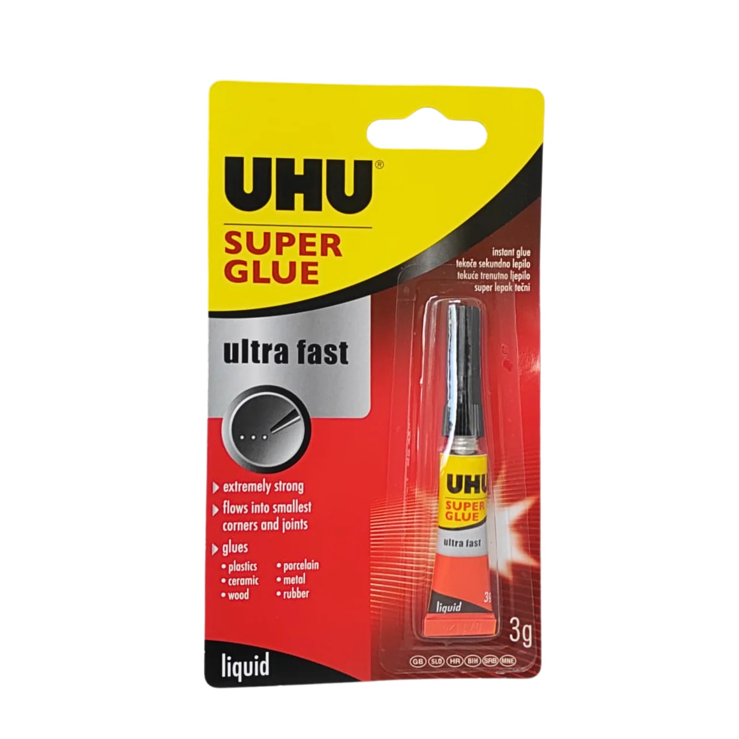 UHU Super Glue 3g Blister
