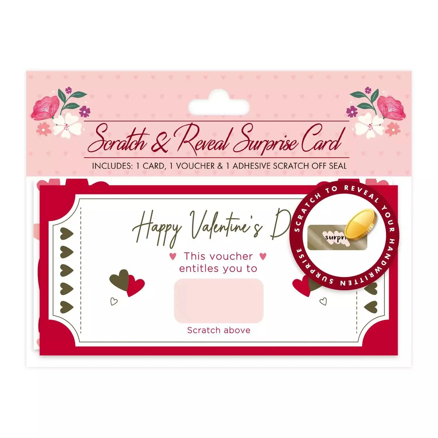 Valentines Day Scratch Card Voucher