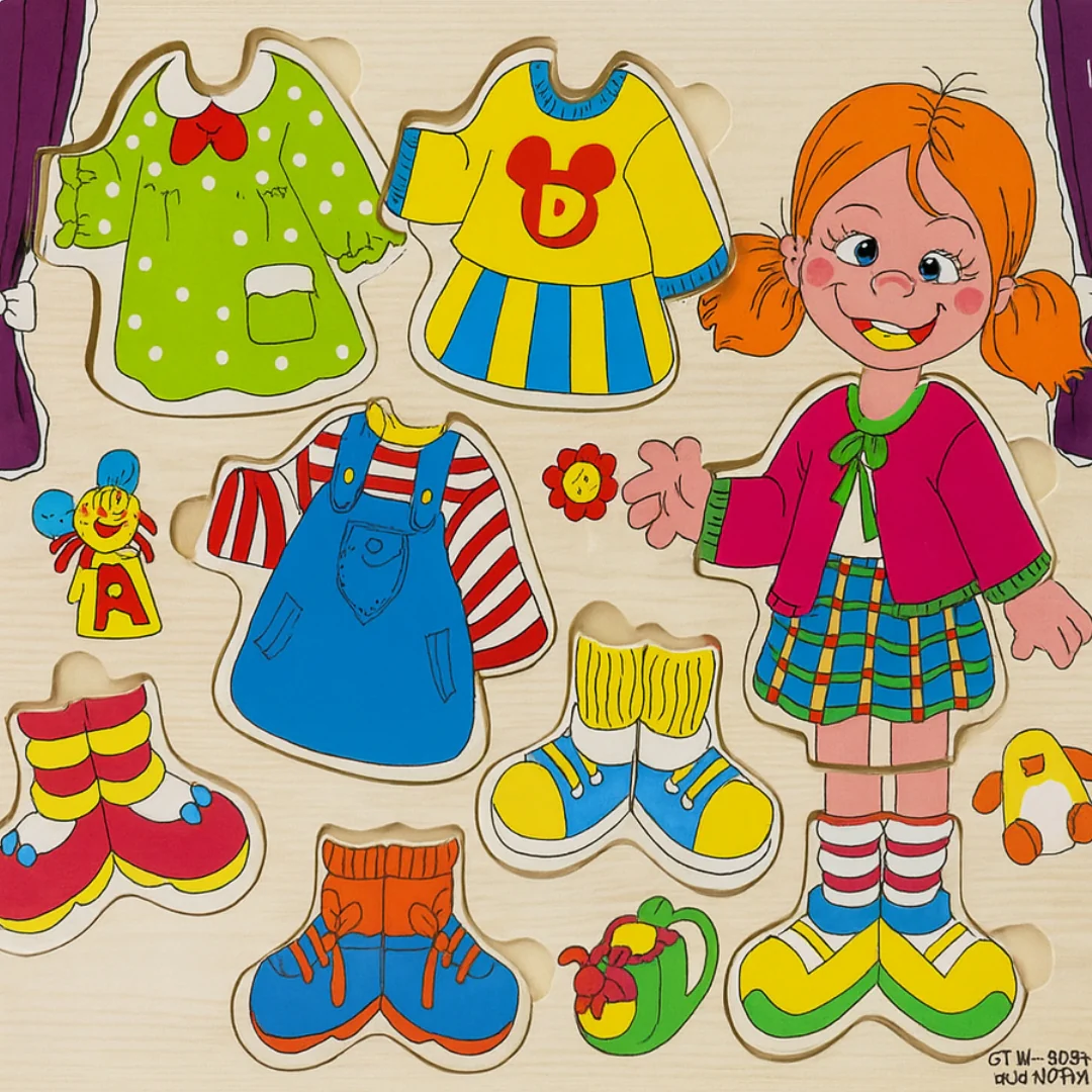 Wooden Puzzle Set